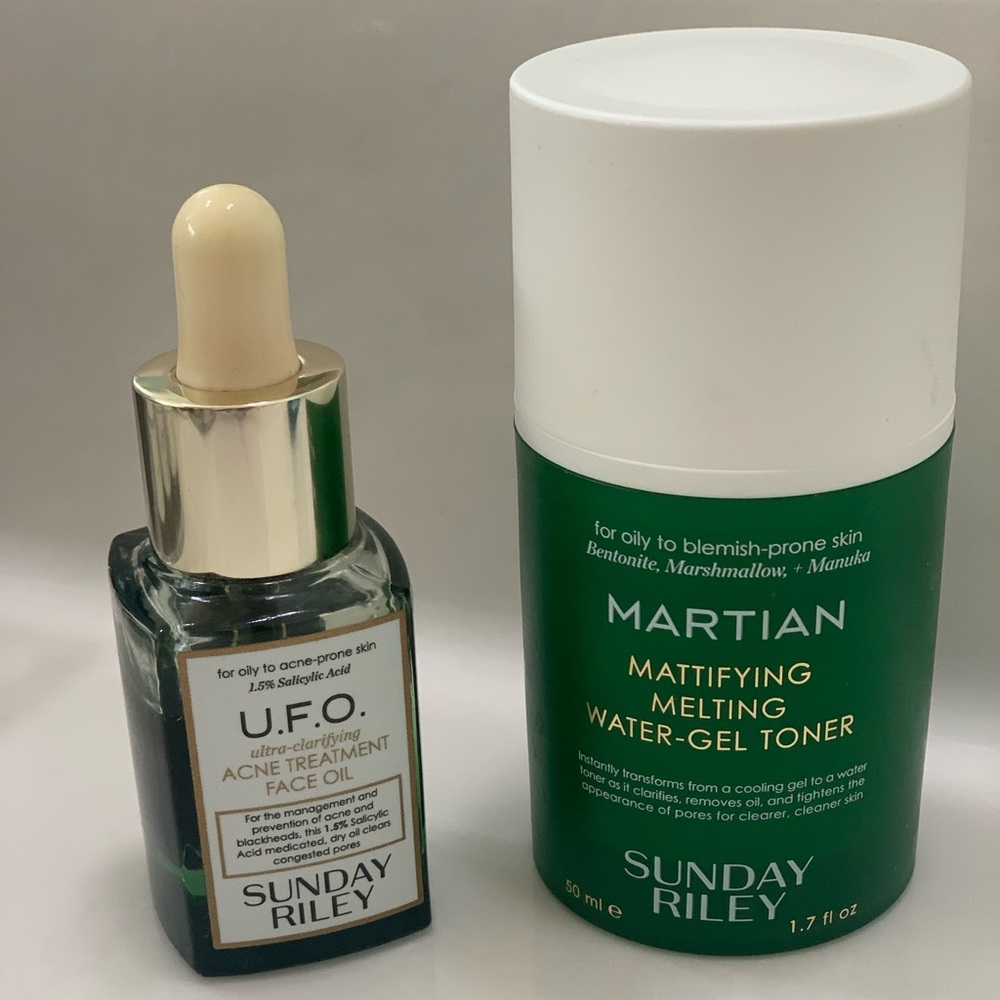 Sunday Riley Acne Treatment combo- Martian UFO